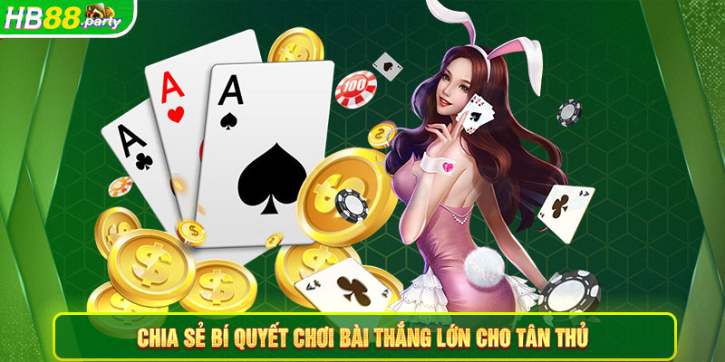 Chia sẻ bí quyết chơi bài thắng lớn cho người mới